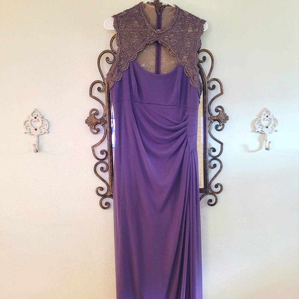 Alex Evening Lavender Dress